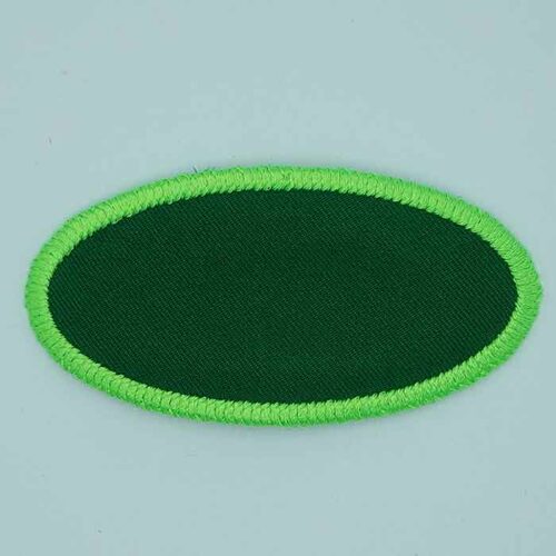 Braided oval diy patch embroidery design