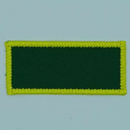 Braided rectangles diy patch embroidery design