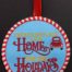 home for the holidays ornament embroidery design