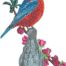 Bluebird L Embroidery Design