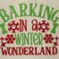 barking wonderland embroidery design