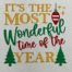 most wonderful time embroidery design