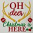 Oh Deer embroidery design