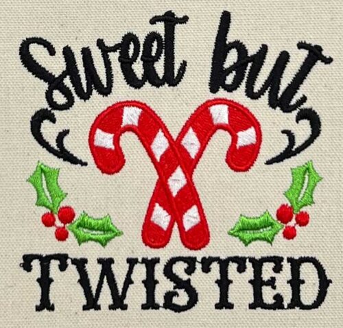 sweet but twisted embroidery design