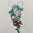 Christmas toys embroidery design