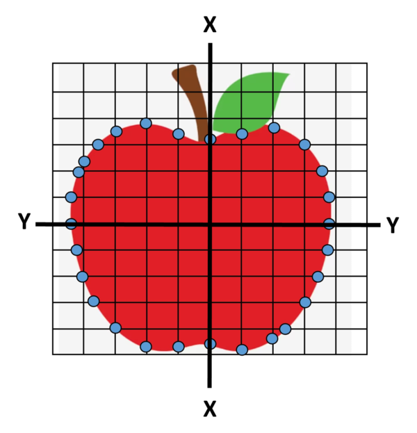 apple graph XY