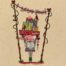 Valentine Gnome embroidery design
