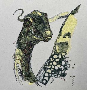 Dinosaur 9 embroidery design