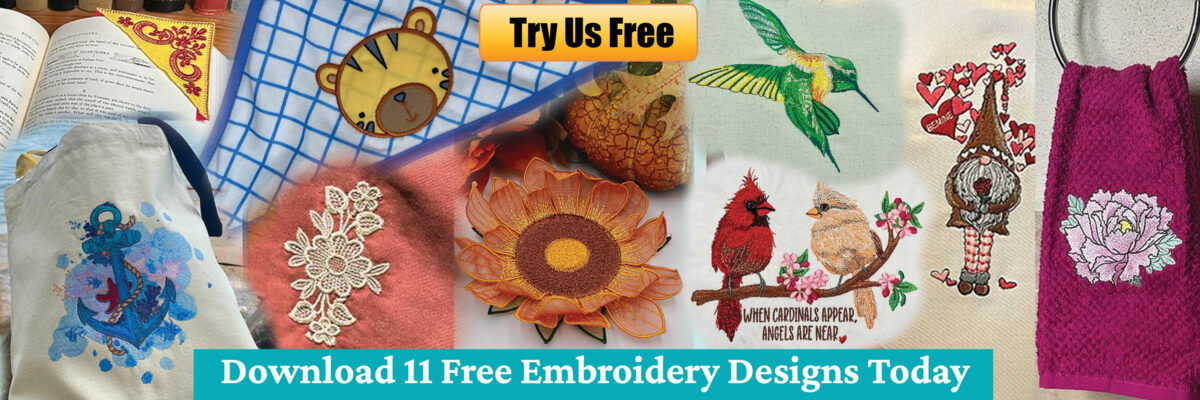 Free Embroidery Legacy Design Kit