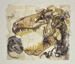 Jumbo Dinosaur 1 embroidery design