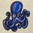 crazy octopus embroidery design