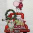 Valentine Truck Gnome embroidery design