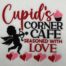 cupids corner cafe Embroidery Design