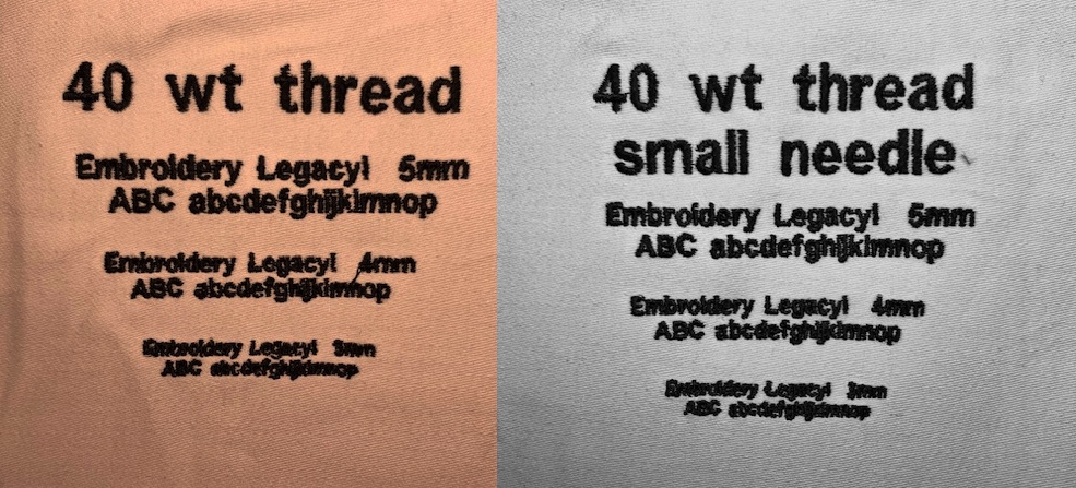40 wt thread fonts