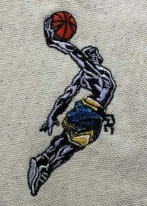 Power Dunk embroidery design
