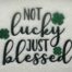 Not Lucky Just Blessed embroidery design