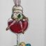 Easter Gnome wine embroidery design