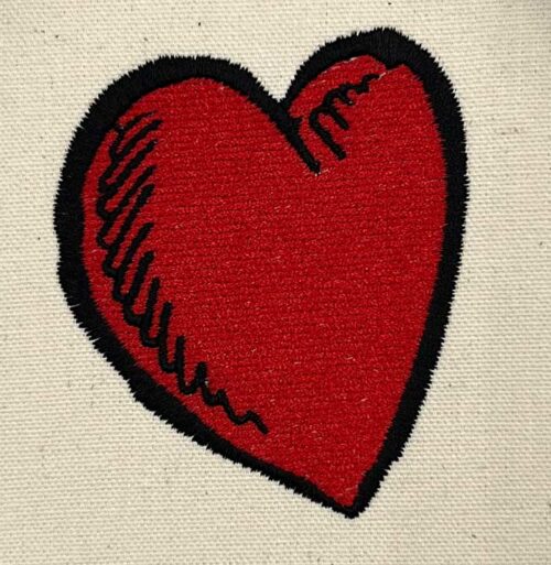 Grunge Girls Heart 2 embroidery design