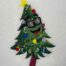 Laughing Christmas Tree Embroidery Design