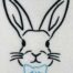 Boy Bunny embroidery design