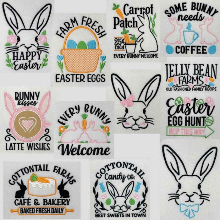 Easter Kitchen embroidery designs