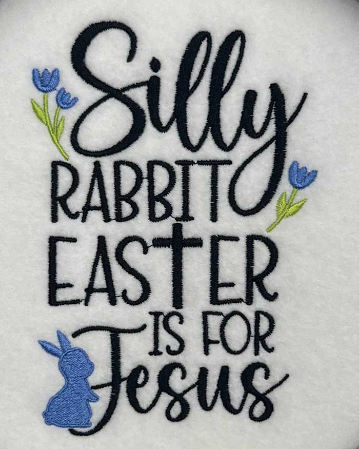 silly easter rabbit