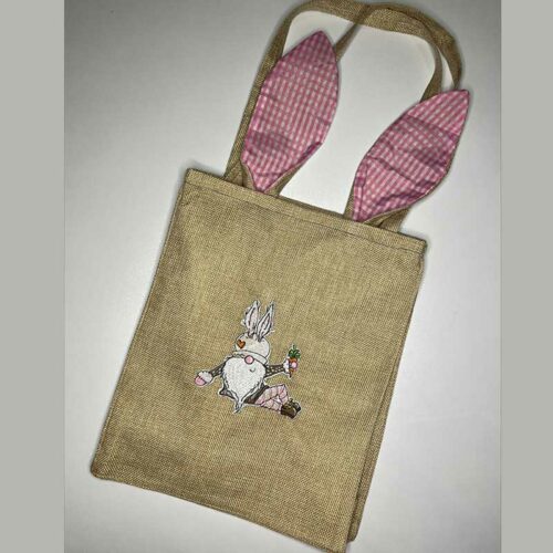 Easter gnome bag Embroidery design