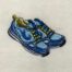 sneakers embroidery design