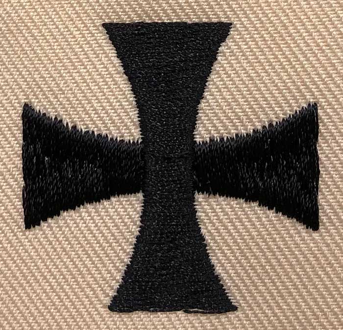 Maltese Cross embroidery design