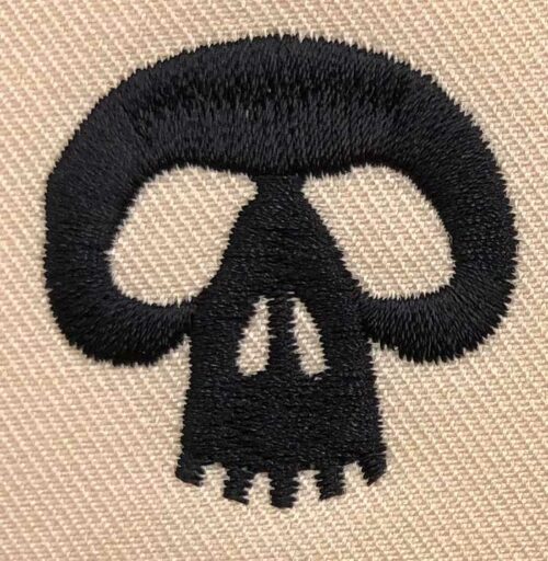 skull embroidery design