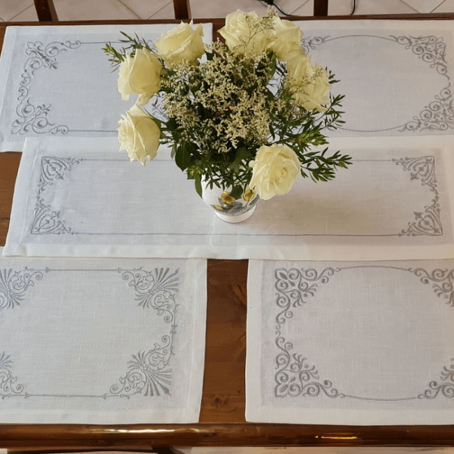 Placemat embroidery designs