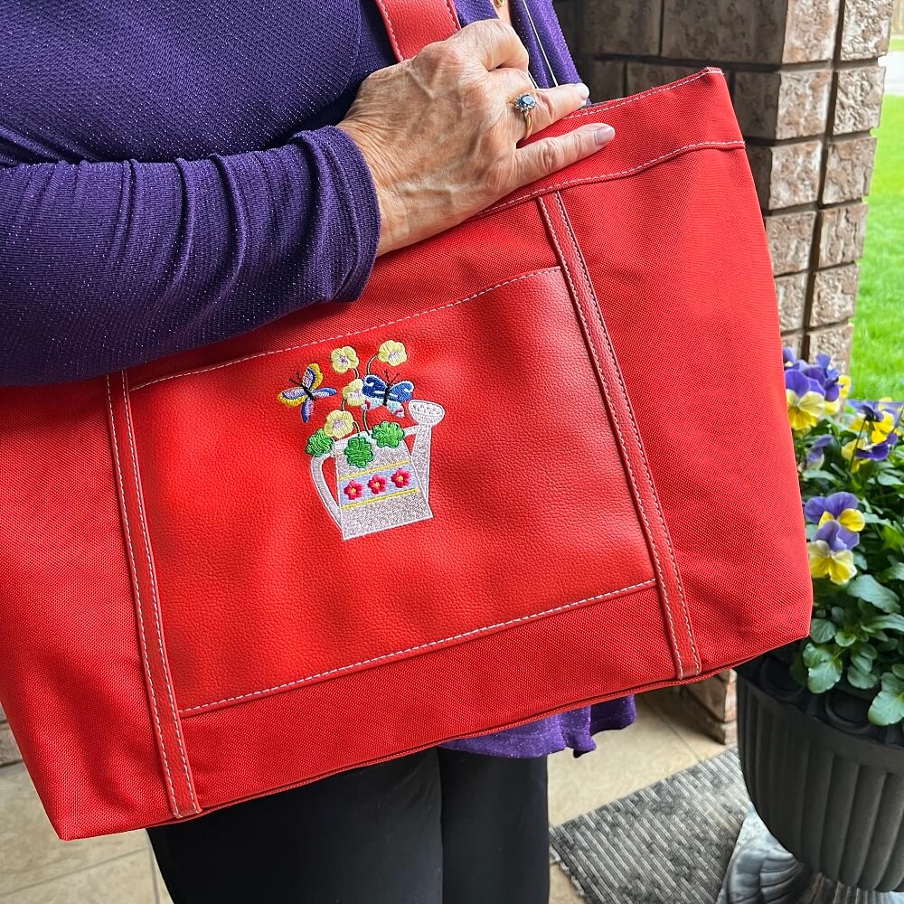 Decorative Watering Cans Purse Sample