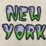 New York embroidery design