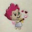 little cupid embroidery design