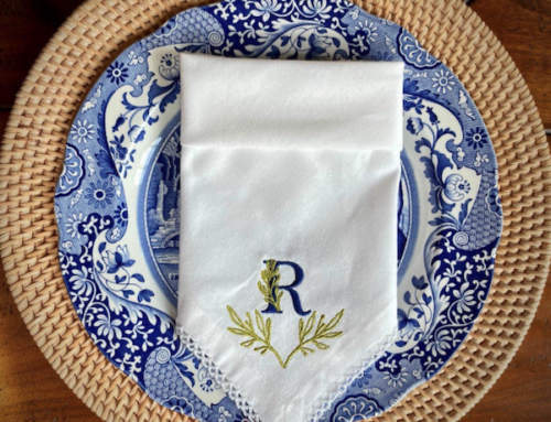 How To Embroider Napkins Like A Boss | Tutorial & Embroidery Designs