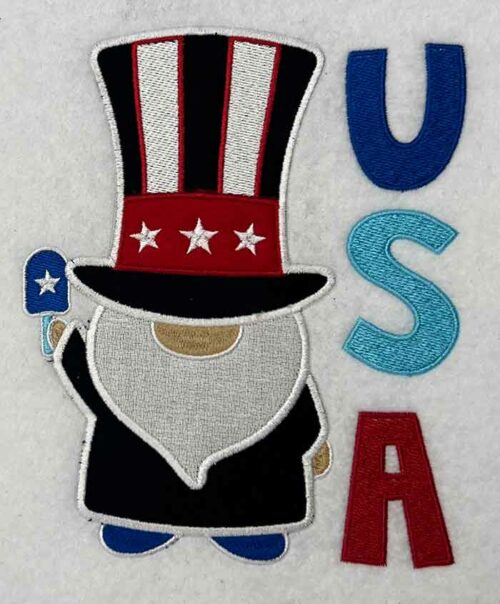 USA embroidery design