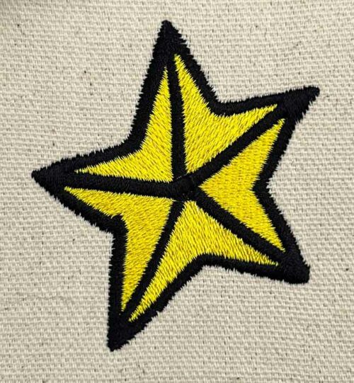 Grunge Girls Star 2 embroidery design
