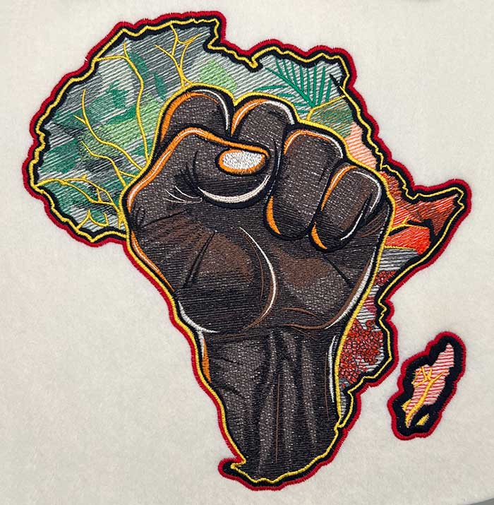 African Pride premium embroidery design