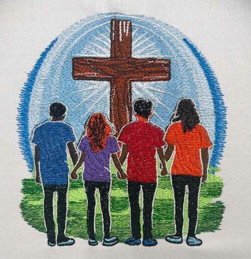 youth retreat embroidery design