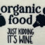 Organic food embroidery design
