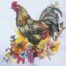 Chicken Floral Embroidery Legacy Design 3