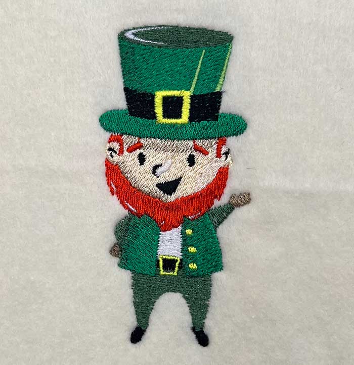 Little Leprechaun Embroidery Design