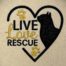 love rescue embroidery design