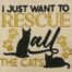 rescue all cats embroidery design