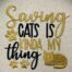 Saving Cats embroidery design