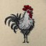 Rooster embroidery design