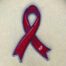Cancer Awareness ribbon embroidery design