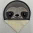 Sloth Corner Bookmark embroidery design