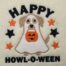 Happy Howl o ween embroidery design