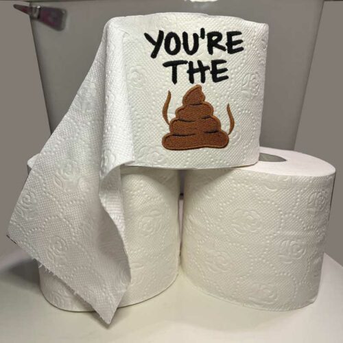 You're the Poop Embroidery Design
